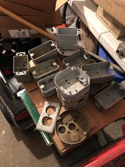 Electrical boxes one lot