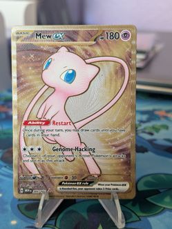 Pokemon 151 Metal Mew Card