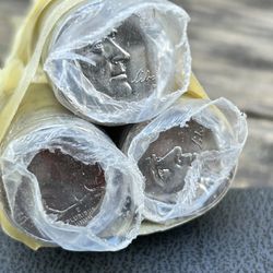 Roll Of 2005 Buffalo Nickels Minted In Philadelphia 