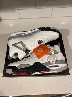 Jordan 4 White Cement