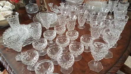 Vintage Fostoria glassware set