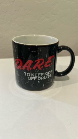 Vintage DARE 1990s Coffee Mug Cup