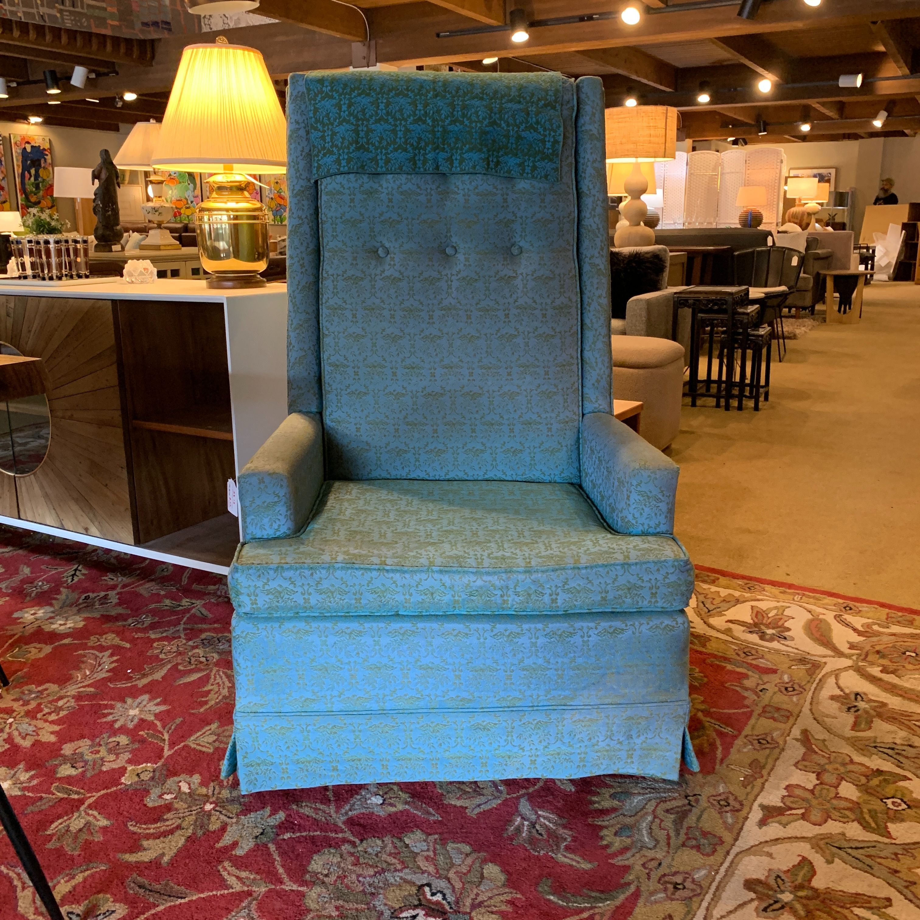 True MCM Biltwell Tall Armchair
