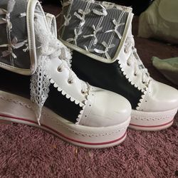  pastel goth platform shoes 