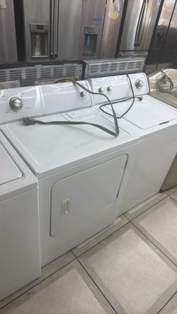 Admiral washer and electric dryer