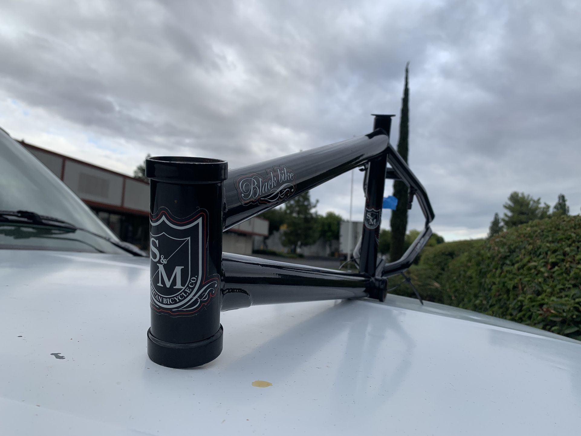S&M Black Bike Frame