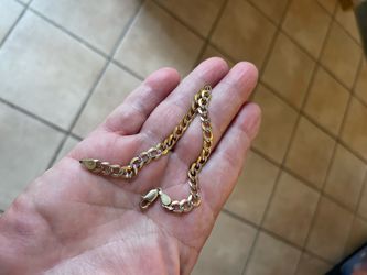 14K real gold bracelet
