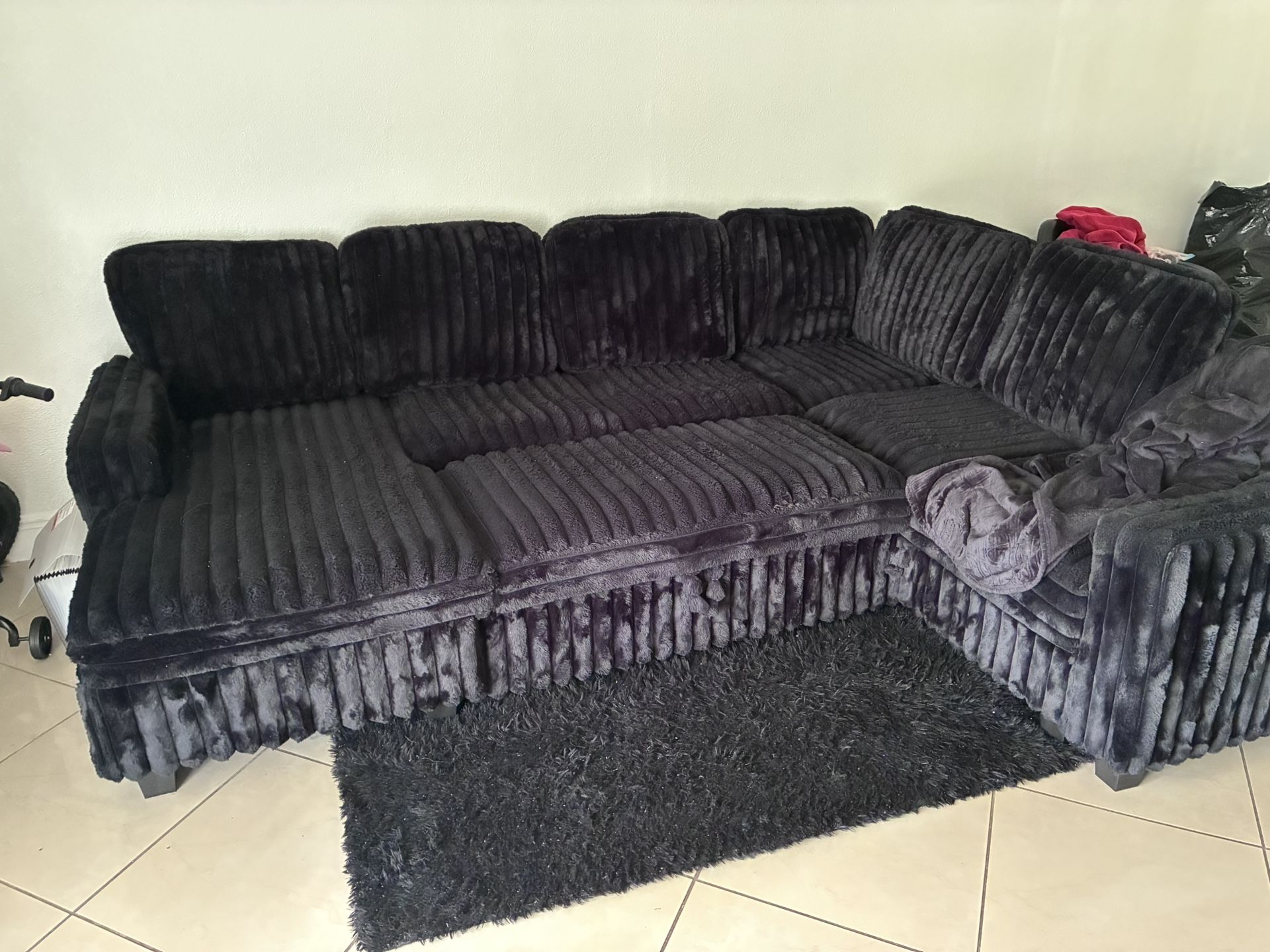 Black Sectional