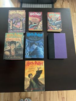Seven Harry Potter Books-in Great Shape