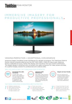 Lenovo ThinkVision 24 inch monitor