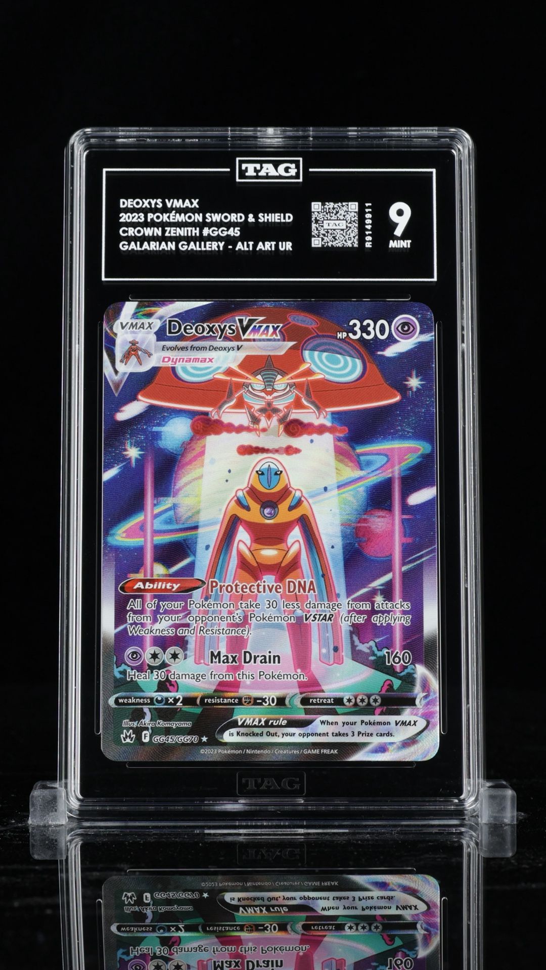 Deoxys Vmax #GG45- TAG 9