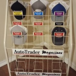 Vintage Magazine Rack - Hat Rack - DVD storage -Much More 