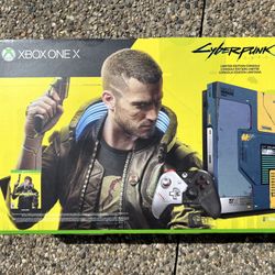 NEW Microsoft Xbox One X Cyberpunk 2077 Limited Edition Console Bundle - 1TB