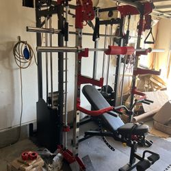 💥Free Delivery💥 Complete Smith Machine Bundle 💪💪