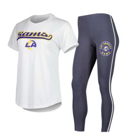 Los Angeles Rams Concepts Sport Women's Sonata Top & Leggings Sleep Set