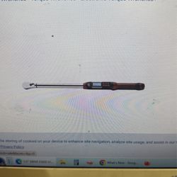 Matco half-inch drive fixed head half-inch torque wrench