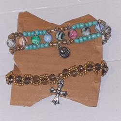 Handmade bracelets $20 for both 