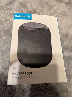 NEW Notabrick Ki Waterproof Wireless Speaker, Black