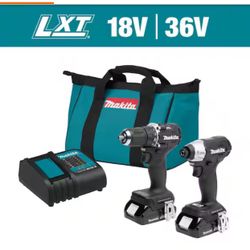 18V LXT Sub-Compact Lithium-Ion Brushless Cordless 2-piece Combo Kit (Driver-Drill/Impact Driver) 1.5Ah