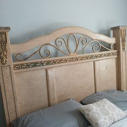 Queen Bed Frame W/Dresser 