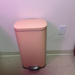 Pink Trash Bin 