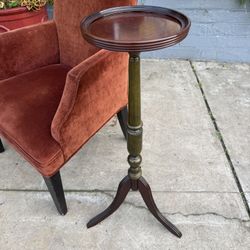 Antique Table 35, Tall 11 Wide