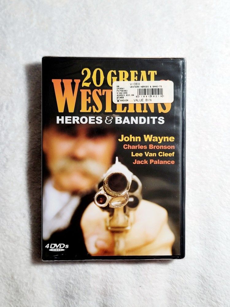20 Great Westerns 4 Disk Set DVD NEW