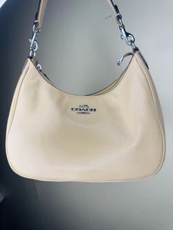 Coach New York Cream Leather Hobo Bag