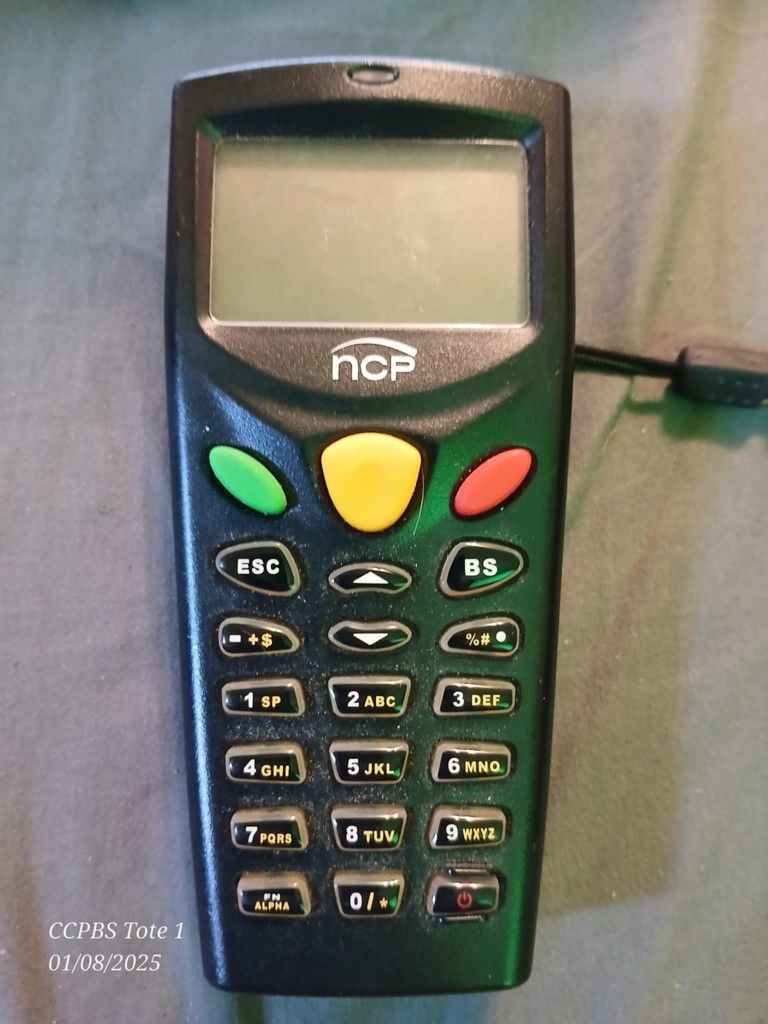 Captain's Nielsen NCP Terminal-C Barcode Scanner Model 8001