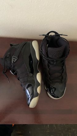 This shoe is a pair of Jordan 6 Rings size 10.5 men’s