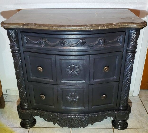 Marble Nightstand/Dresser