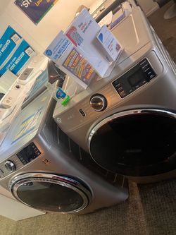 Gold front load washer and dryer