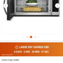 Whirlpool Microwave/range