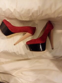 Aldo Women Shoes color red,black size 7.5