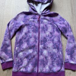 ivivva by lululemon Girls’ scuba full zip hoodie jacket size 12