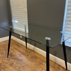 Glass Desk 
