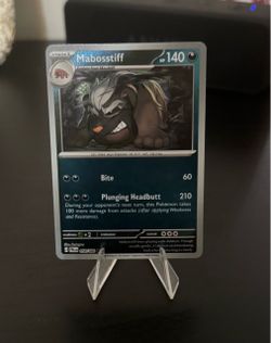 Mabosstiff Reverse Holo Common ME05: Pitch Black 058/084 NM