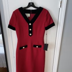 Authentic Fire Red Gucci Dress