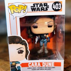 Funko Pop • Star Wars • #-403 • Cara Dune • Bobble Head • 3-Yrs. -Up. • Green • 

Item : 6214
TOI -1