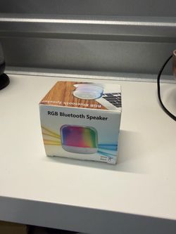 ✨ Open Box / Never Used Mini RGB Bluetooth Speaker (Color Changing Light)