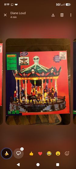 Lemax  scarry town carousel