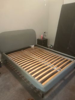 IKEA QUEEN BED FRAME (ALL PARTS)