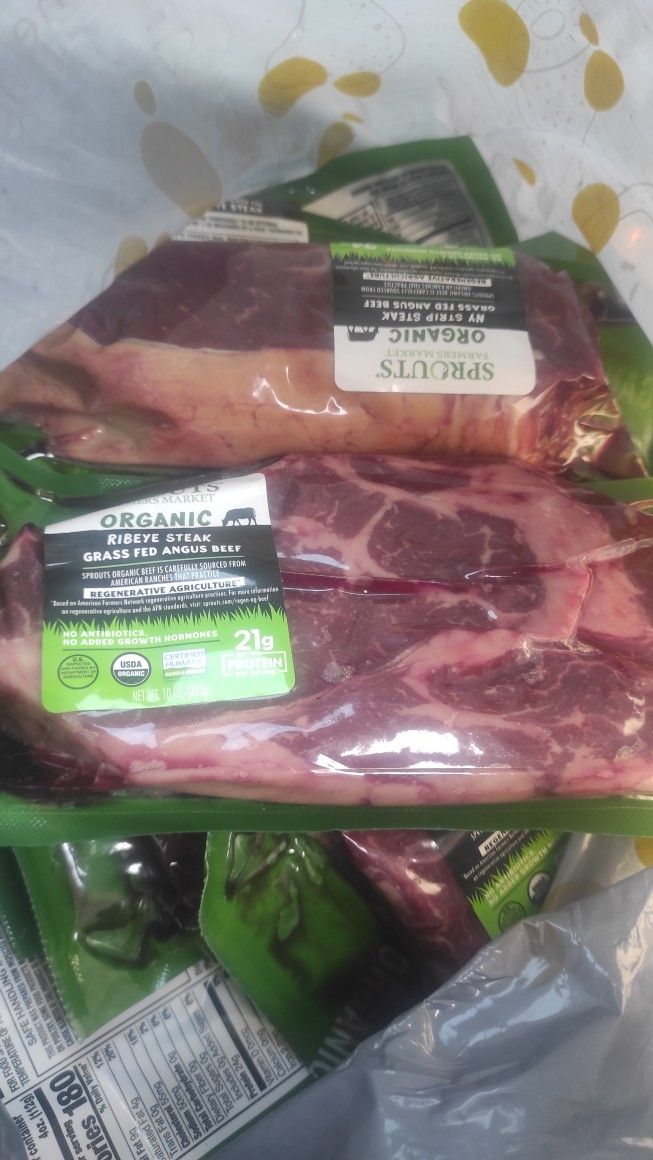 Ribeye Steak And New York Strip Steak