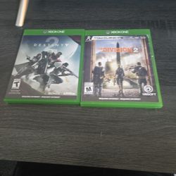 Xbox One And Xbox Srries X Game For Sale The Division 2 And Destiny 2