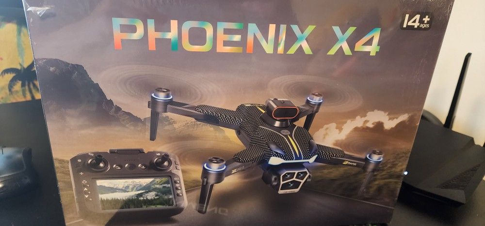 Phoenix X4 Pro Drone - GPS Built In Camera - New