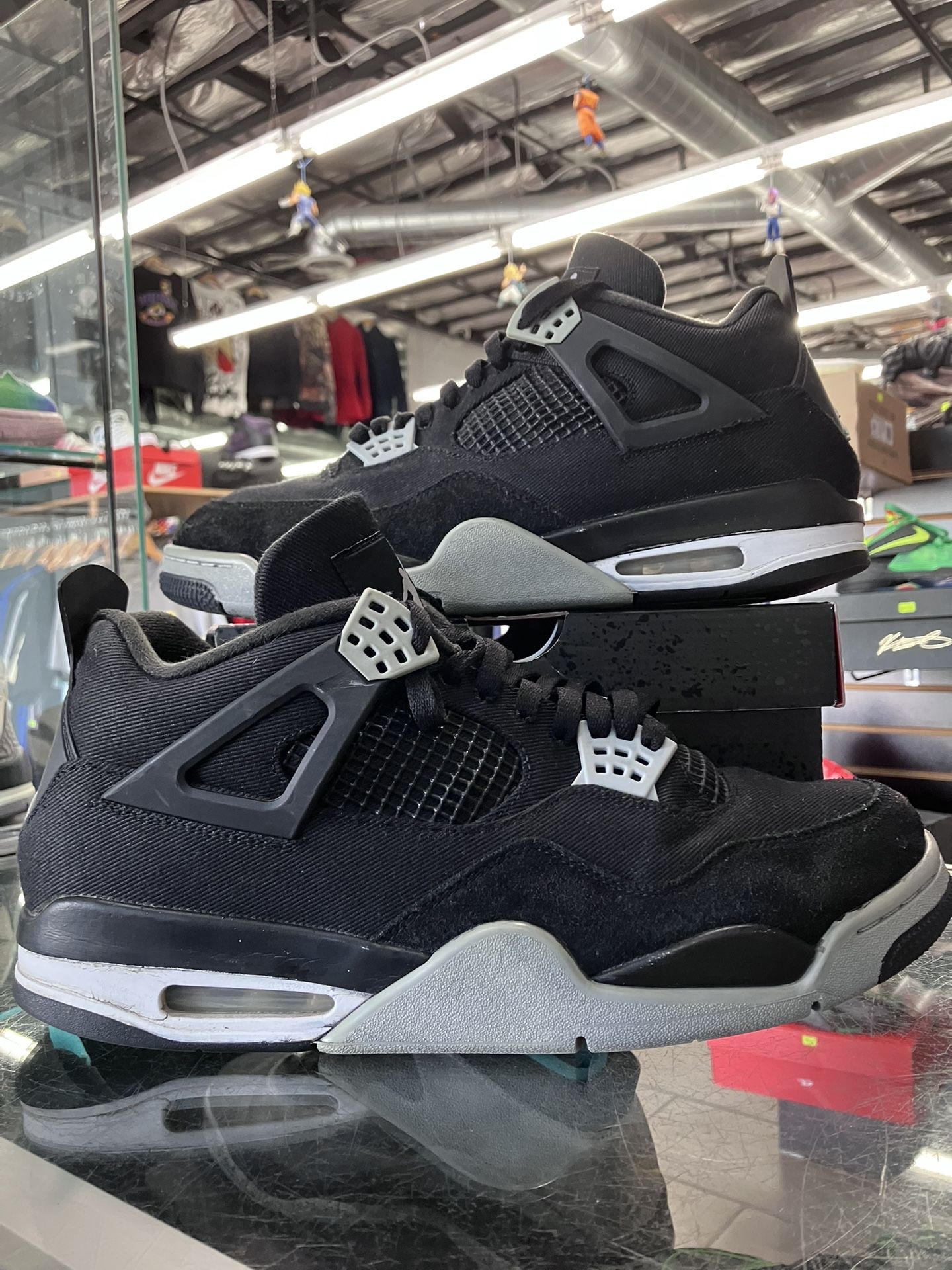 Air Jordan 4 Retro SE Black Canvas