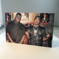 Tupac 2Pac Biggie Rappers Music Poster Foam Board Supreme KAWS
