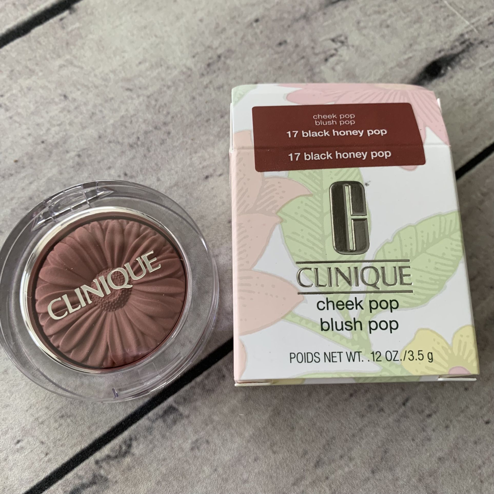 New Clinique Cheek Pop - Black Honey Pop 0.12 Oz Full Size