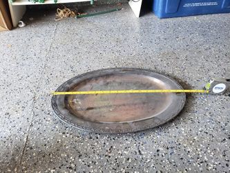 18" Silver Tray $20