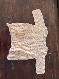 Cream shirt size medium
